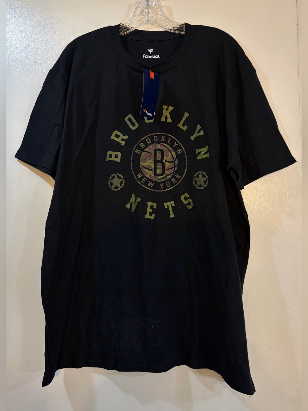 Fanatics Brooklyn Nets T-shirt Mens Sz L/XL NWT